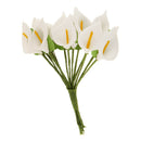Set 288 Artificial Calla Lily Flowers Bouquet Home Party Wedding Decor