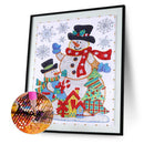 Special Shaped Drill Diamond Painting DIY Snowman Rhinestone Picture (H021)