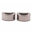2 Pieces Stainless Steel O2 Oxygen Sensor Exhaust Bung Nut M18x1.5mm Threads