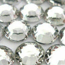 White 1000-Piece Flat Back Brilliant 14-Cut Round Rhinestones, 4mm L7D7