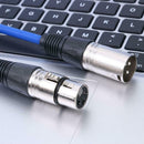 1m XLR 3Pin Cable Male to Female Shielded Microphone Wire Cord (Blue) A