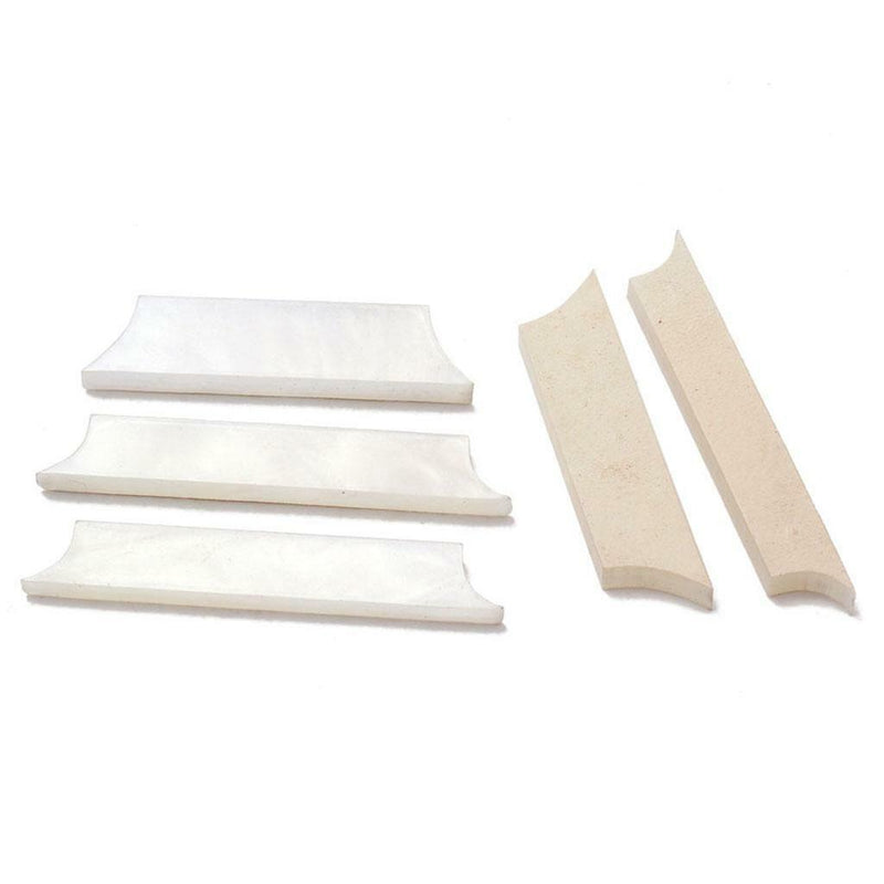 1 Set White Guitar Block Fretboard Markers Inlay Materials Luthier Tool Kit