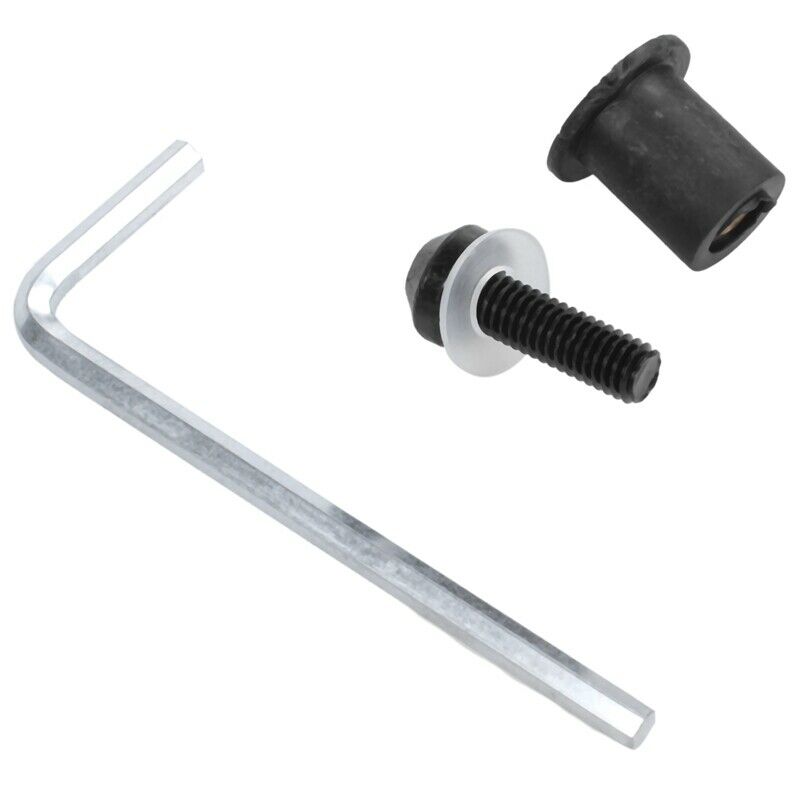 5mm Fairing Windscreen Screw Bolt Kit Windshield Mounting Nuts Wellnut +