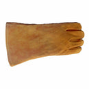 1 pair Leather Welding Glove Long Thick Heavy Heat Resistant Gloves For Gr SIU