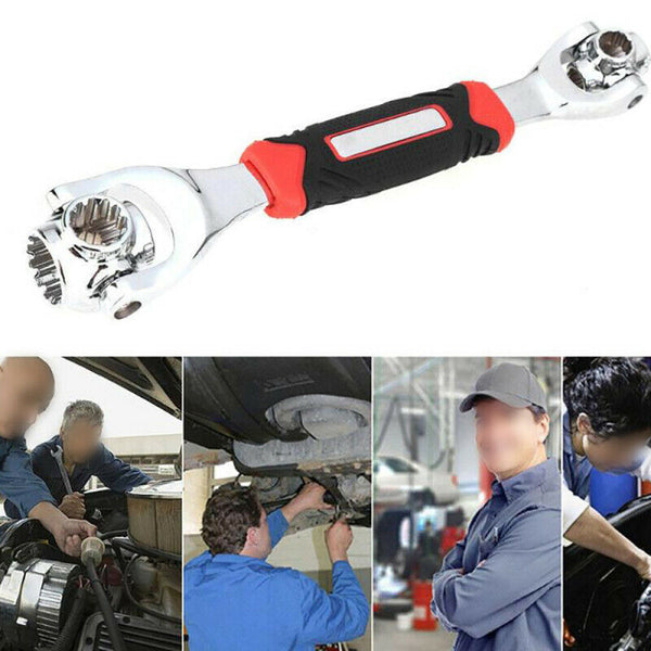 8-in-1 Universal Double Head Wrench Spanner Metric Double Ended Steel LOC