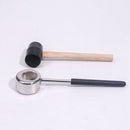 2Pcs/Grade Practical Lightweight Coconut Opener Tool Set Stainless Steel Op