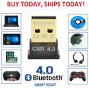 Wireless USB Bluetooth V4.0 CSR Dongle Adapter For Windows 7 8 10 PC Laptop *1