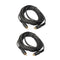 2Pack 15ft RCA Male to Female Extension Cord Audio Adapter for Video DVD CD