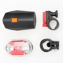 Bicycle COB LED Bike Cycling Front Rear Tail Light+5LED Taillight Night