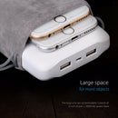 Orico Waterproof 180X100Mm Mobile Phone Hdd Gray Bag Storage For Usb Charge R8F4