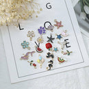 20x Enamel Mixed Random Send Alloy Pendant Charms Jewelry DIY Accessories Set H7
