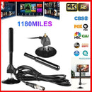1180 Miles 4K Digital HDTV Aerial Indoor Amplified Antenna with DVB-T2 Freeview