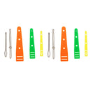 10x Metal Bodkins Pinch Threader Elastic Threaders Guides Handcrafted Tools