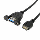 USB 3.1 Front Panel Header to USB 3.0 Type-A Female Extension Cable 50cm Pa M9Q9