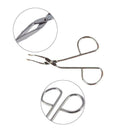 Eyebrow Tweezer Clamp Tool Scissors Eye Make Up Hair Removal Grooming Y F4K F0Z8