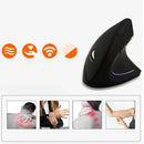 Wireless Bluetooth Mouse 2400 DPI Vertical Mouse Gaming Computer Office Mic