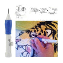 Embroidery Pen Needle Kit Magic Flower Stitch Punch Embroidery Tools DIY M2X8