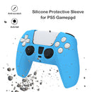 Silicone Dustproof Protective Cover Case for PS5 Game Controller (Blue)