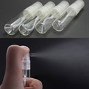 12 X Mini Glass Transparent Small Empty Spray Bottle Makeup Perfume Atomizer^