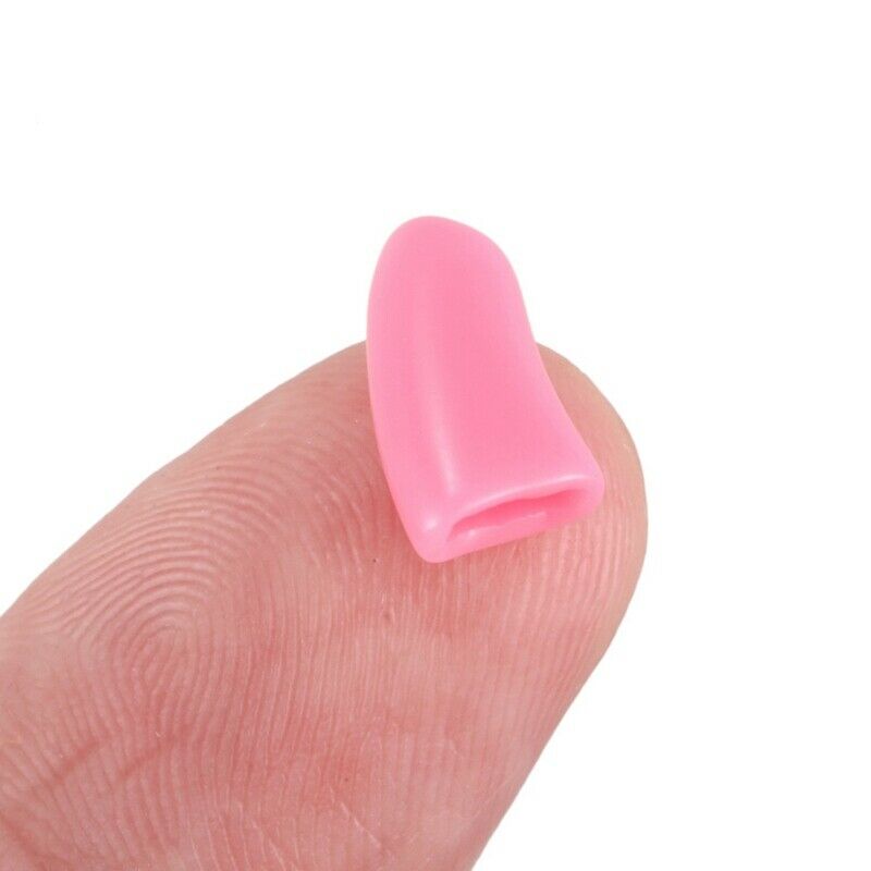 20 pcs Soft Nail Caps For Cat Pet Claw Control Paws off + Adhesive Glue -Li