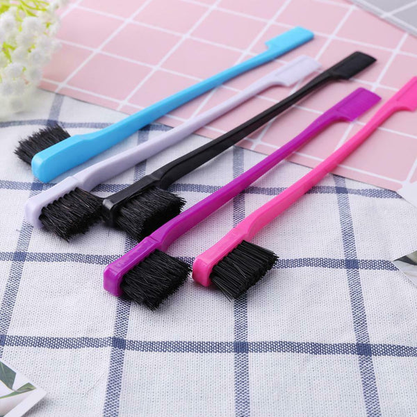 2pcs Double Sided Edge Control Brushes Salon Hair Styling Hairdressing Comb A#S