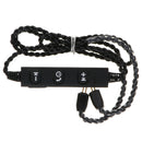 Wireless Bluetooth Cable Upgrade Wire 2 Pin for KZ-ZST/ES3/ED12/ZSR Black