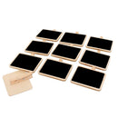 20x Wood ChalkBoard Blackboard Memo Message Note Board with Clip Peg/Stand