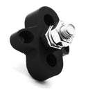 48V Bus Car Boat RV Single Heavy-Duty Terminal Studs M8 (5/16") W/ Screws Black