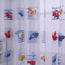 Cartoon Voile Blackout Curtains for Kids Room Window Curtains Tulle Sheer OZ