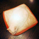 Cute Toast Bread Dog Cat Mat Pet Padded Bolster Puppy Bed Cushions Warm New V9E3