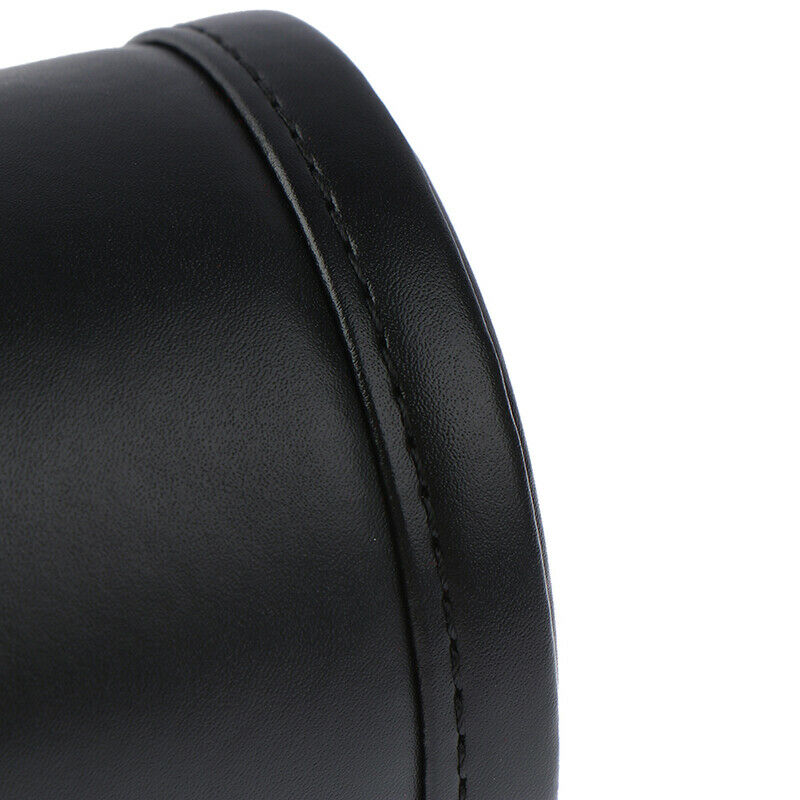 1PC Black/Red Leather Dice Cup Felt Lining Quiet Shaker for Playing Dice Game