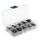500pcs Octopus Fishing Hook High Carbon Steel Black Fishhooks Saltwater Bass