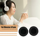 1 Pair Replacement Protein Leather Foam Ear Pads Cushions for Monster NTune
