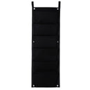 6 Pocket Hanging Vertical Garden Planter Indoor Outdoor Herb Pot Decor