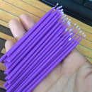 100Pcs Touch Up Paint Micro Mini Brush Small Tips - Micro Applicators Tools New