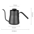 Stainless Pour Over Kettle with Thermometer Gooseneck Kettle Tea Pot Hand Drip