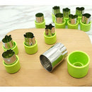 12pcs Mini Cookie Cutters Pie Crust Vegetable fruit Cutter baking Set tools Y3K7
