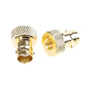 2Pcs BNC female jack to SMA male plug RF connector straight goldplatingadapterR6