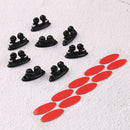 8 X Car wire cord clip cable holder tie fixer organizer drop adhesive camp  Nw