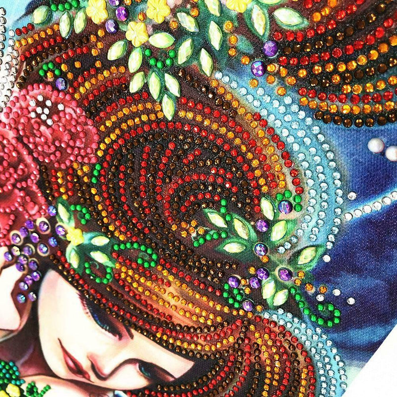 5D DIY Special Shaped Diamond Painting Beauty Cross Stitch Mosaic Craft Kit