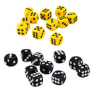 100 Pack D6 Dice Plastic Six Sided Dice for D&D Role Playing Board Games