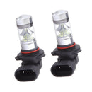 Pack Of 2 9145 H10 10000K 100W High Power Fog Driving Bulbs Low Beam Blue