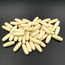 100 Wooden Wood Oval Loose Spacer Beads for Jewelry Craft [Dark Brown&Beige]