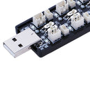 1S LiPo Battery USB Charger Board Adapter 500mA 6CH USB 5V/2A for RC Battery