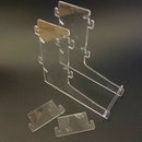 Transparent Dice Tower w/ 15 Pcs Dice TRPG Dice Box Collectible Game Supply