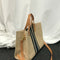 Large Shopper Bag Jumbo Canvas Totes Beach Bag Big Shoulder Bag Summer Stri Y6U6