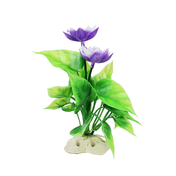 Plastic Artificial Lotus Plastic Floating Water Lilies Plants Flower Accessory