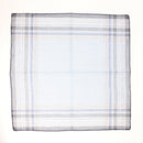 10X Men Handkerchiefs Square Decorative Suits Grid Cotton Plaid Pocket Hanky