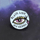 Novelty Letters Eyes Pins Brooch Cute Backpack Lapel Badges Jewelry Gift