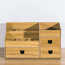 Wood Cosmetic Organizer Diy Assembly Wooden Makeup Organizer Drawers Factor